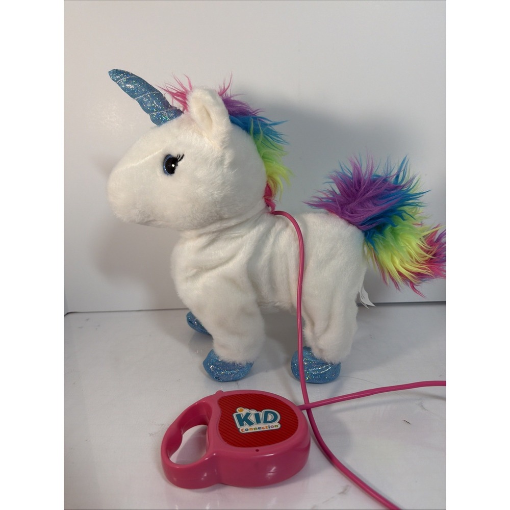 Walking Neighing Horse Plush Battery-Operated Kid Connection 12"